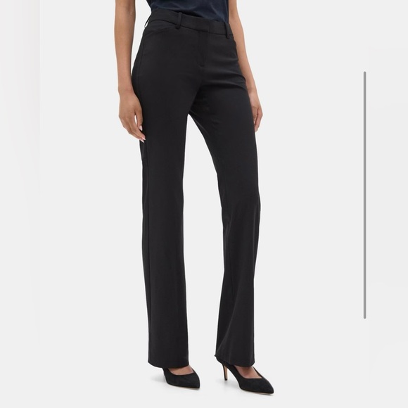 Theory Sevona Straight Leg Workpant in Black NWOT - Picture 8 of 8